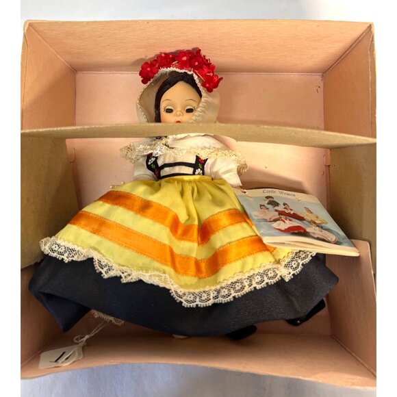 Madame Alexander Little Women "Beth" Doll In Greek Costume With Original Box & T - Picture 5 of 6